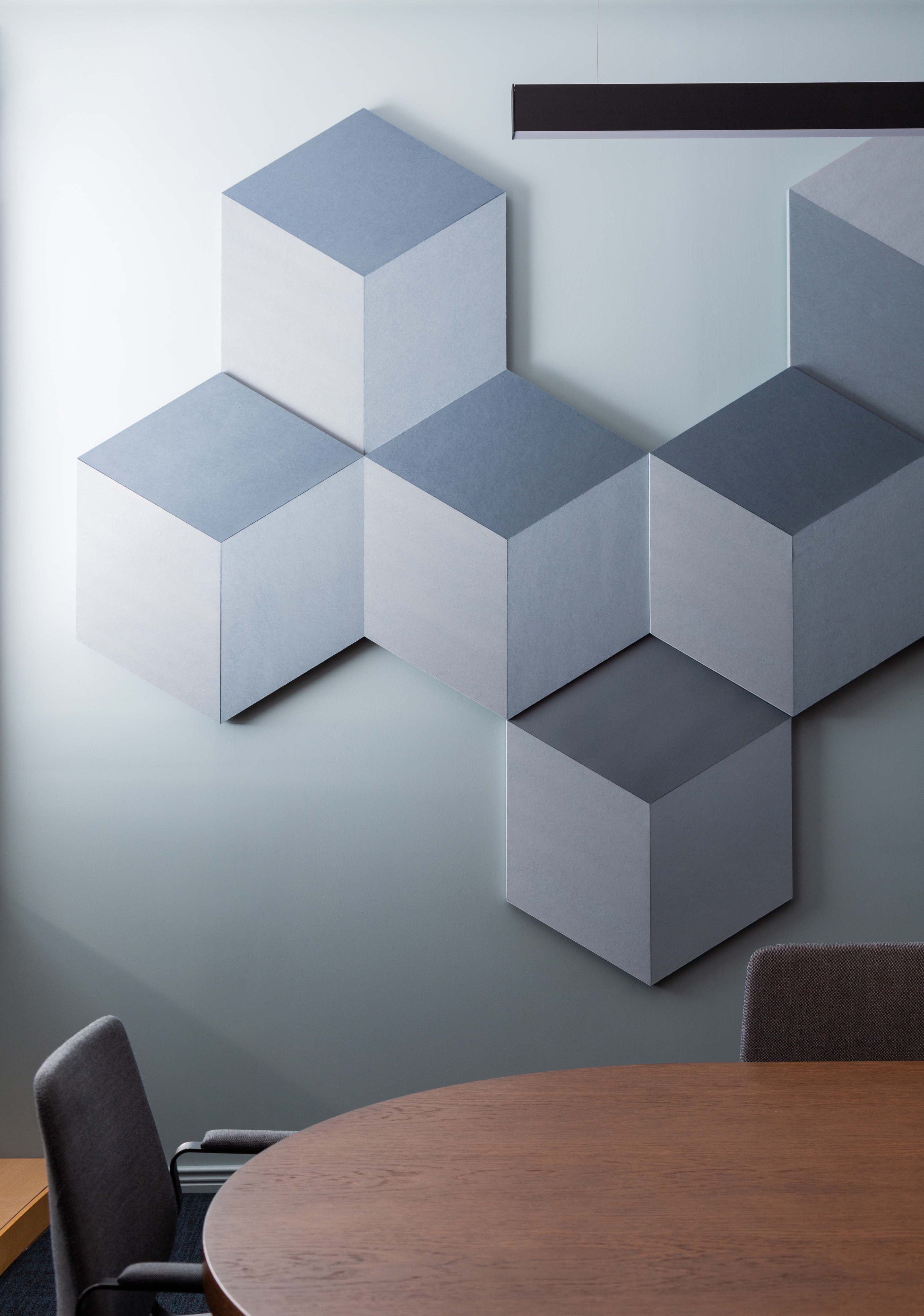 Air Dice office meeting room acoustic panels design