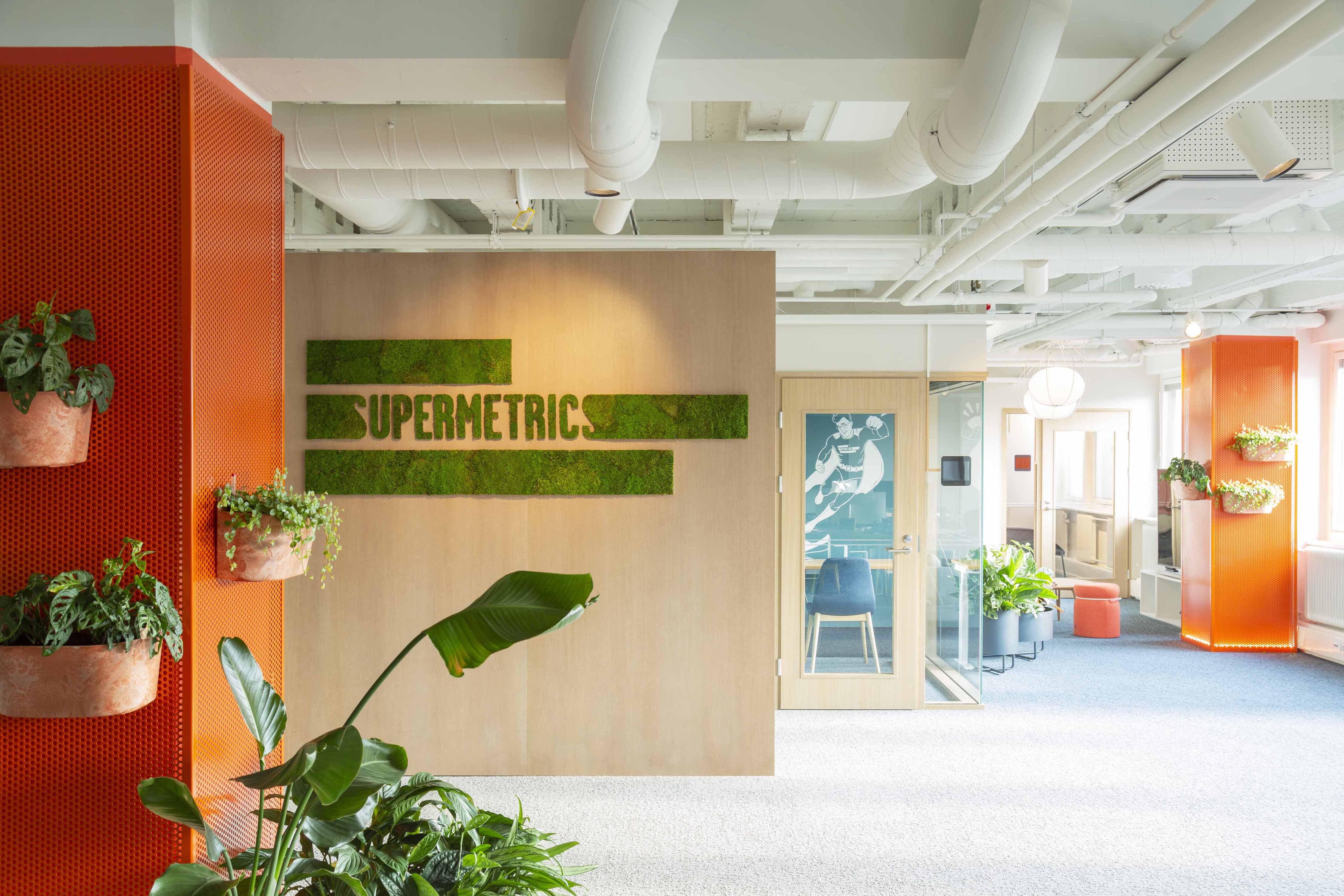 Supermetrics office workspace