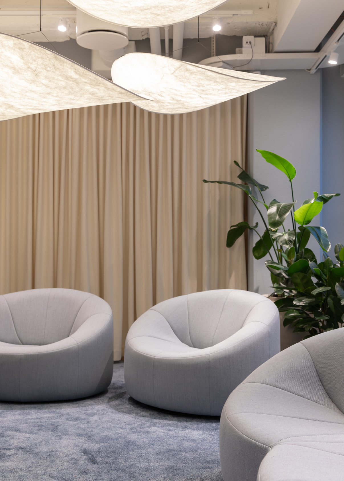 Supermetrics office design soft meeting room